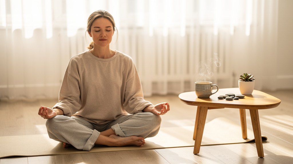 Peaceful meditation practice for holistic healing